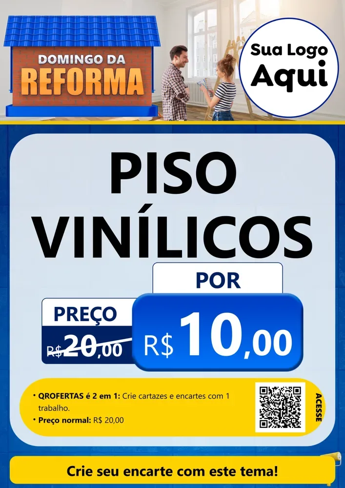 Modelo de Cartaz para Cartaz A4 Vertical com o tema Domingo da Reforma para Material para Construção