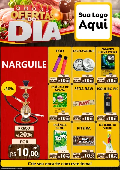 Modelo de Encarte para Encarte A4 Vertical