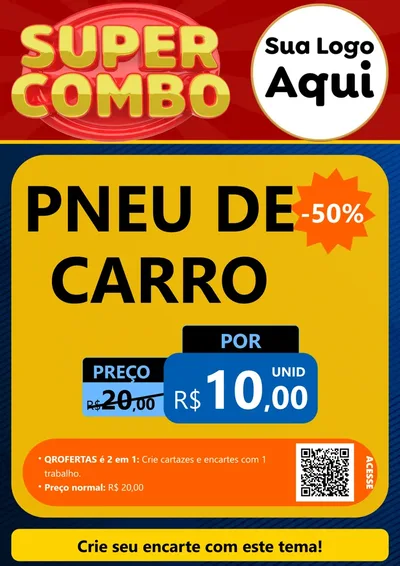 Modelo de Cartaz para Cartaz A4 Vertical
