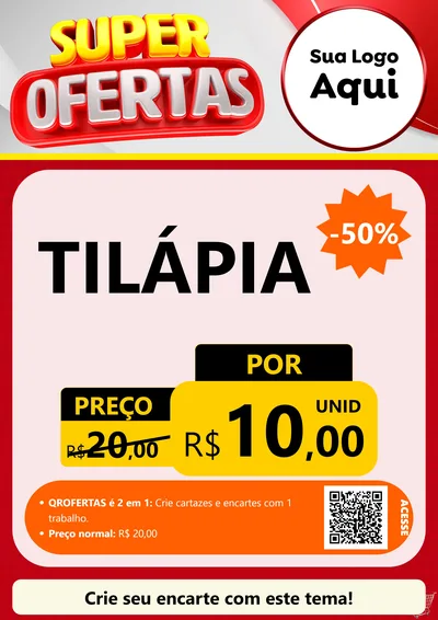 Modelo de Cartaz para Cartaz A4 Vertical