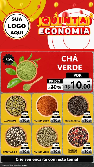Modelo de Rede Social para Stories com o tema Quinta da Economia para Produtos Naturais