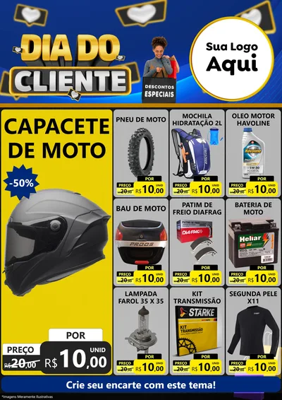 Modelo de Encarte para Encarte A4 Vertical