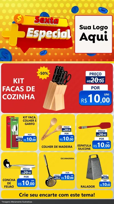 Modelo de Rede Social para Stories com o tema Sexta Mais Especial para Utilidades Domésticas
