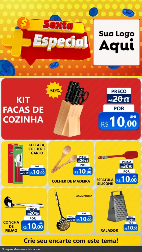 Modelo de Rede Social para Stories com o tema Sexta Mais Especial para Utilidades Domésticas