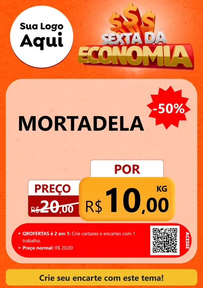 Modelo de Cartaz para Cartaz A4 Vertical