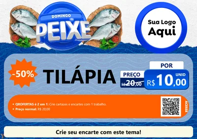 Modelo de Cartaz para Cartaz A4 Horizontal