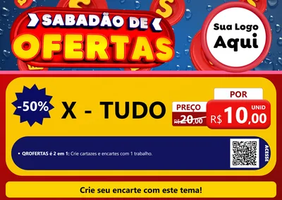 Modelo de Cartaz para Cartaz A4 Horizontal