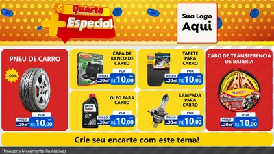 Modelo de TV para TV Horizontal com o tema Quarta Mais Especial para Auto peças
