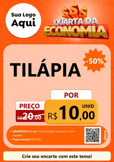 Modelo de Cartaz para Cartaz A4 Vertical