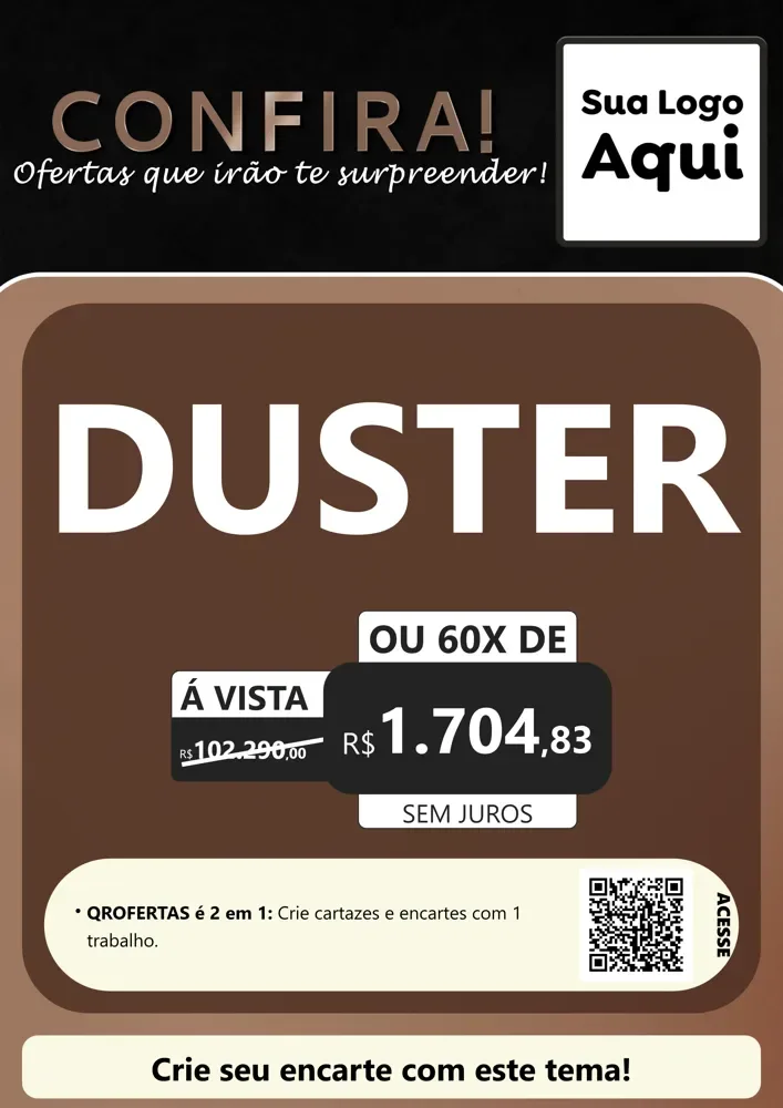 Modelo de Cartaz para Cartaz A4 Vertical com o tema Confira! Ofertas que irão te surpreender! para Concessionaria de Carros