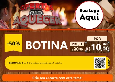 Modelo de Cartaz para Cartaz A4 Horizontal com o tema Ofertas Para Aquecer para Agropecuária