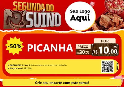 Modelo de Cartaz para Cartaz A4 Horizontal