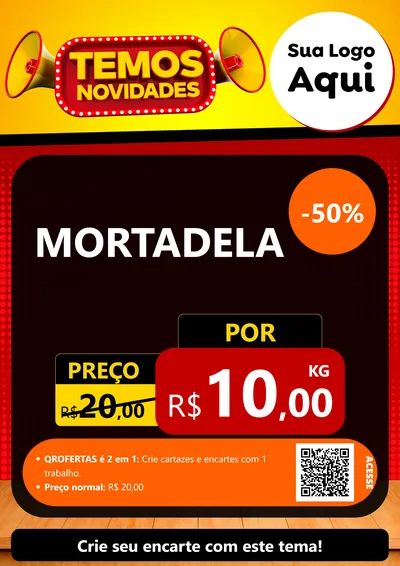Modelo de Cartaz para Cartaz A4 Vertical