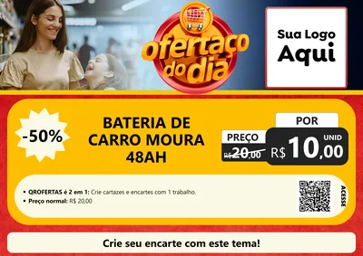 Modelo de Cartaz para Cartaz A4 Horizontal
