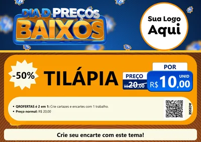 Modelo de Cartaz para Cartaz A4 Horizontal