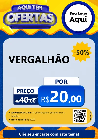 Modelo de Cartaz para Cartaz A4 Vertical