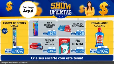 Modelo de TV para TV Horizontal com o tema Show de Ofertas para Higiene Pessoal