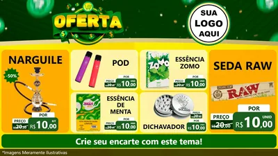 Modelo de TV para TV Horizontal com o tema Oferta para Tabacaria