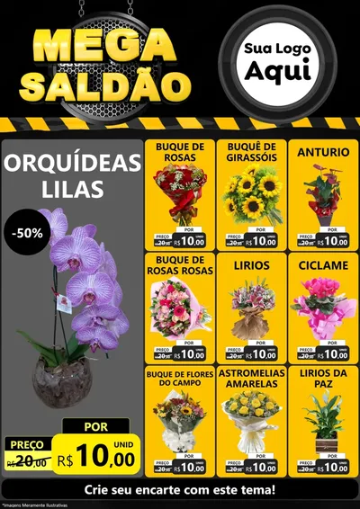 Modelo de Encarte para Encarte A4 Vertical