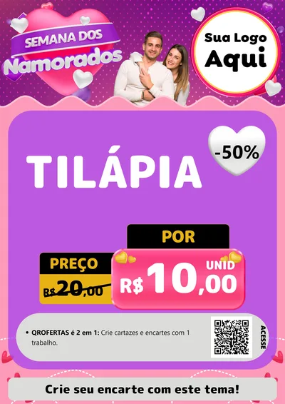 Modelo de Cartaz para Cartaz A4 Vertical