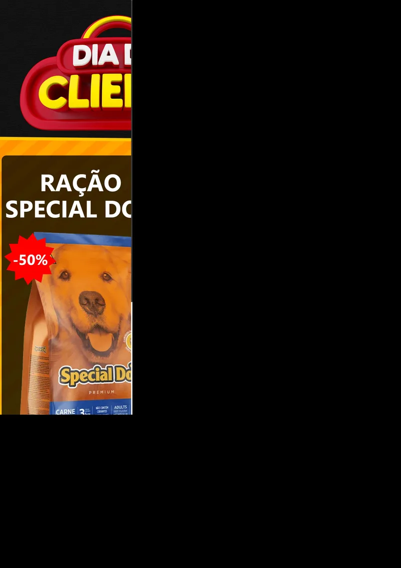Modelo de Encarte para Encarte A4 Vertical com o tema Dia do Cliente para Pet Shop