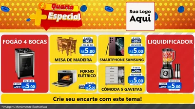 Modelo de TV para TV Horizontal com o tema Quarta Mais Especial para Móveis e Eletro