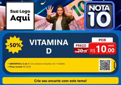Modelo de Cartaz para Cartaz A4 Horizontal