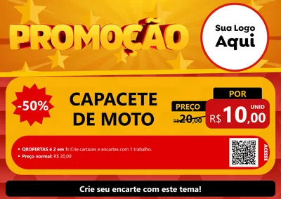 Modelo de Cartaz para Cartaz A4 Horizontal