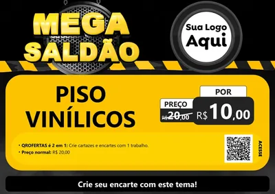 Modelo de Cartaz para Cartaz A4 Horizontal