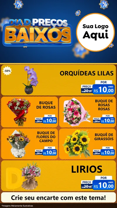 Modelo de TV para TV Vertical com o tema Dia D Preço Baixo para Floricultura e jardim
