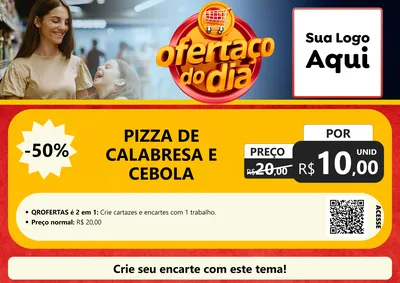 Modelo de Cartaz para Cartaz A4 Horizontal