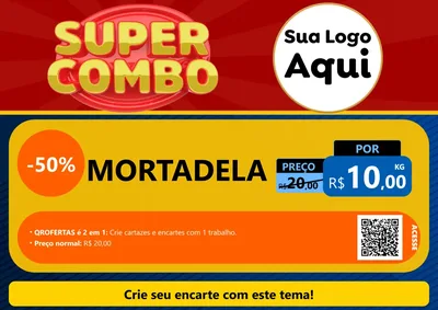 Modelo de Cartaz para Cartaz A4 Horizontal