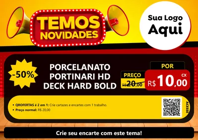Modelo de Cartaz para Cartaz A4 Horizontal