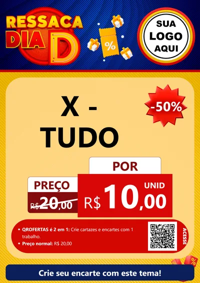 Modelo de Cartaz para Cartaz A4 Vertical