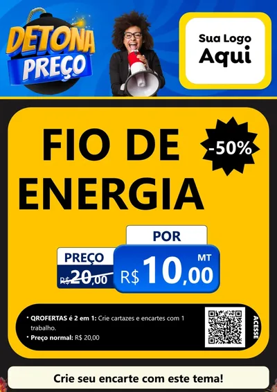 Modelo de Cartaz para Cartaz A4 Vertical