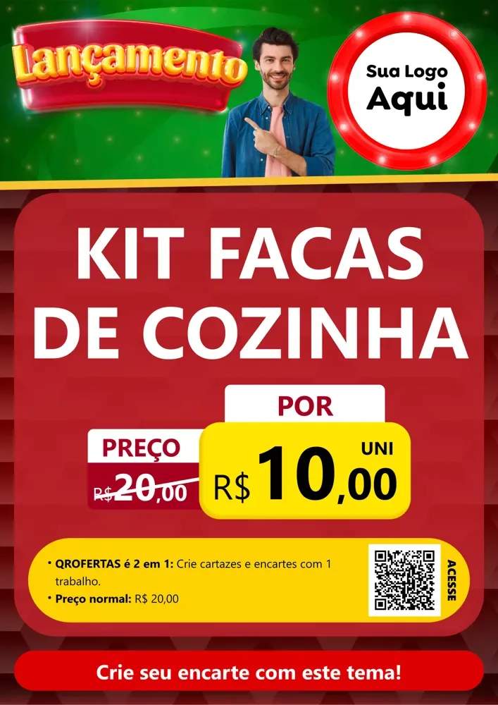 Modelo de Cartaz para Cartaz A4 Vertical com o tema Lançamento para Utilidades Domésticas
