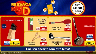 Modelo de TV para TV Horizontal com o tema Ressaca Dia D para Utilidades Domésticas