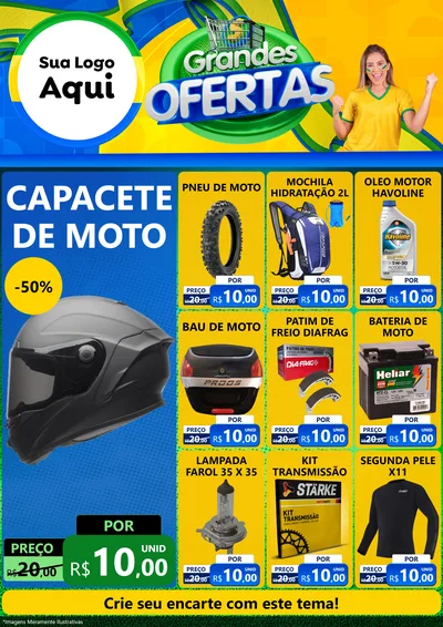 Modelo de Encarte para Encarte A4 Vertical