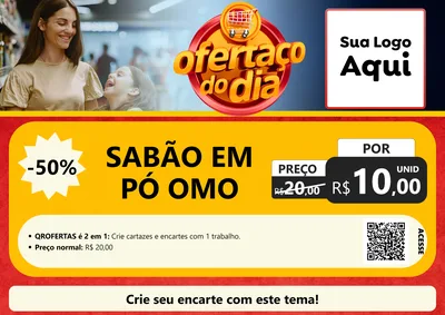 Modelo de Cartaz para Cartaz A4 Horizontal