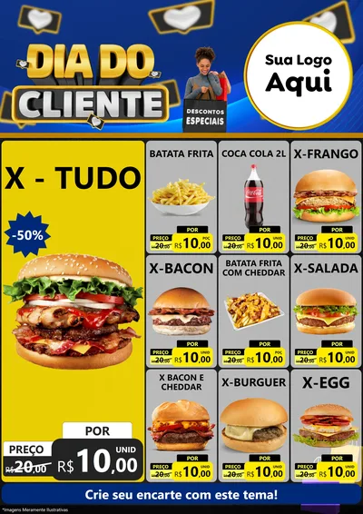Modelo de Encarte para Encarte A4 Vertical