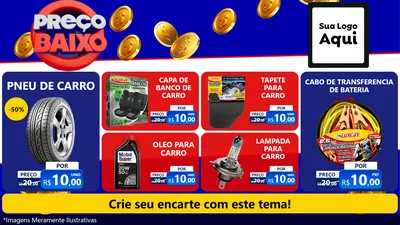 Modelo de TV para TV Horizontal com o tema Preço Baixo para Auto peças