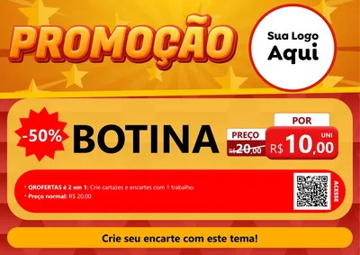 Modelo de Cartaz para Cartaz A4 Horizontal com o tema Promoção para Agropecuária
