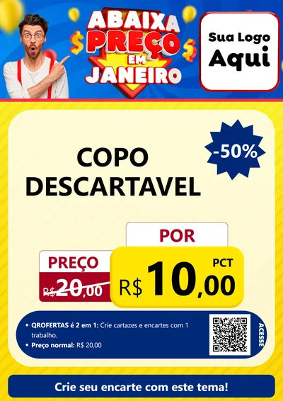 Modelo de Cartaz para Cartaz A4 Vertical