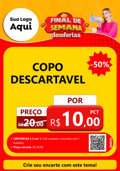 Modelo de Cartaz para Cartaz A4 Vertical