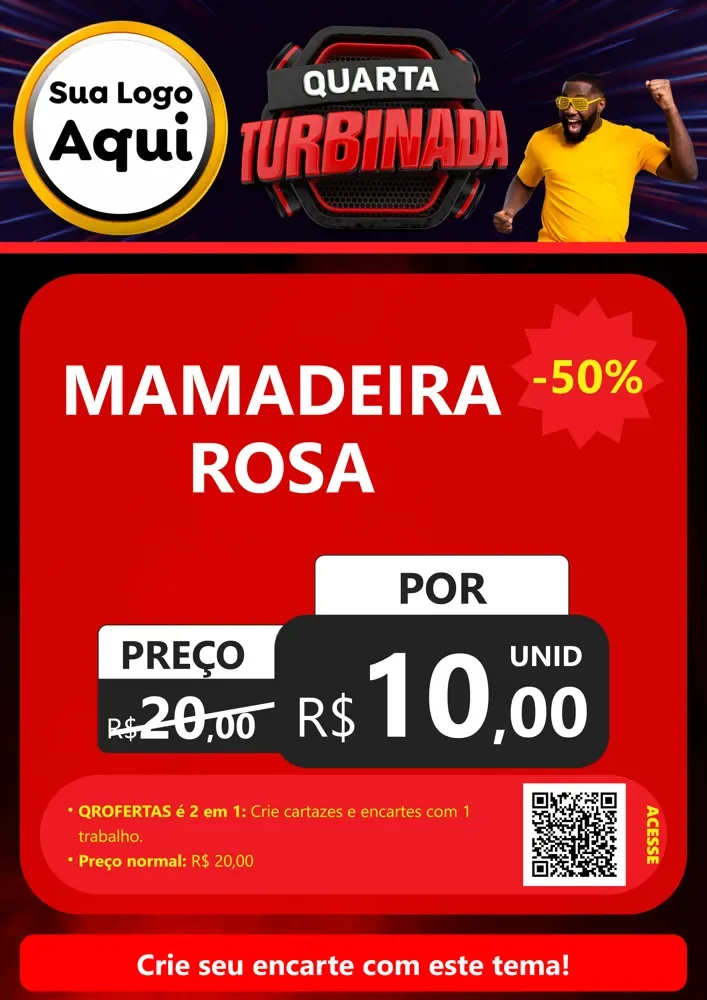 Modelo de Cartaz para Cartaz A4 Vertical com o tema Quarta Turbinada para Bebês