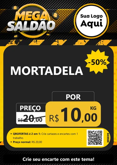 Modelo de Cartaz para Cartaz A4 Vertical