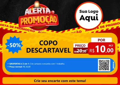 Modelo de Cartaz para Cartaz A4 Horizontal