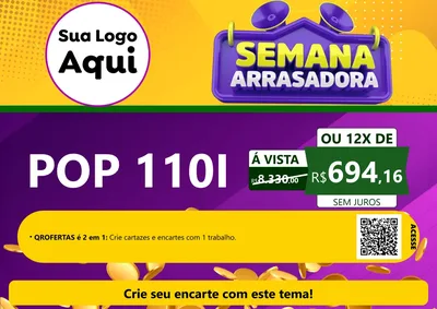 Modelo de Cartaz para Cartaz A4 Horizontal
