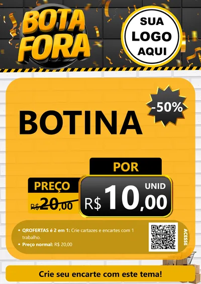 Modelo de Cartaz para Cartaz A4 Vertical