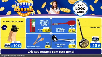Modelo de TV para TV Horizontal com o tema Janeiro da Economia para Utilidades Domésticas
